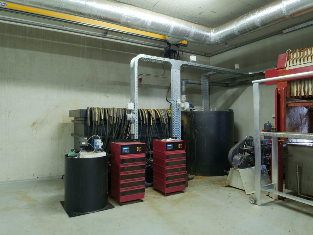 Electrocoagulation plant from SPALECK to purify your wastewater