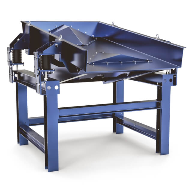 Vibrorinne mit Verteilkegel - Animationsbild