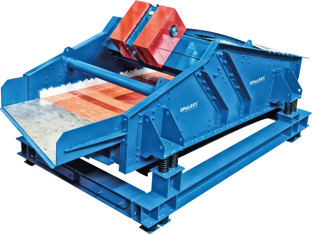 SPALEK-ontwateringszeefmachine voor het ontwateren van materiaalstromen in de recycling