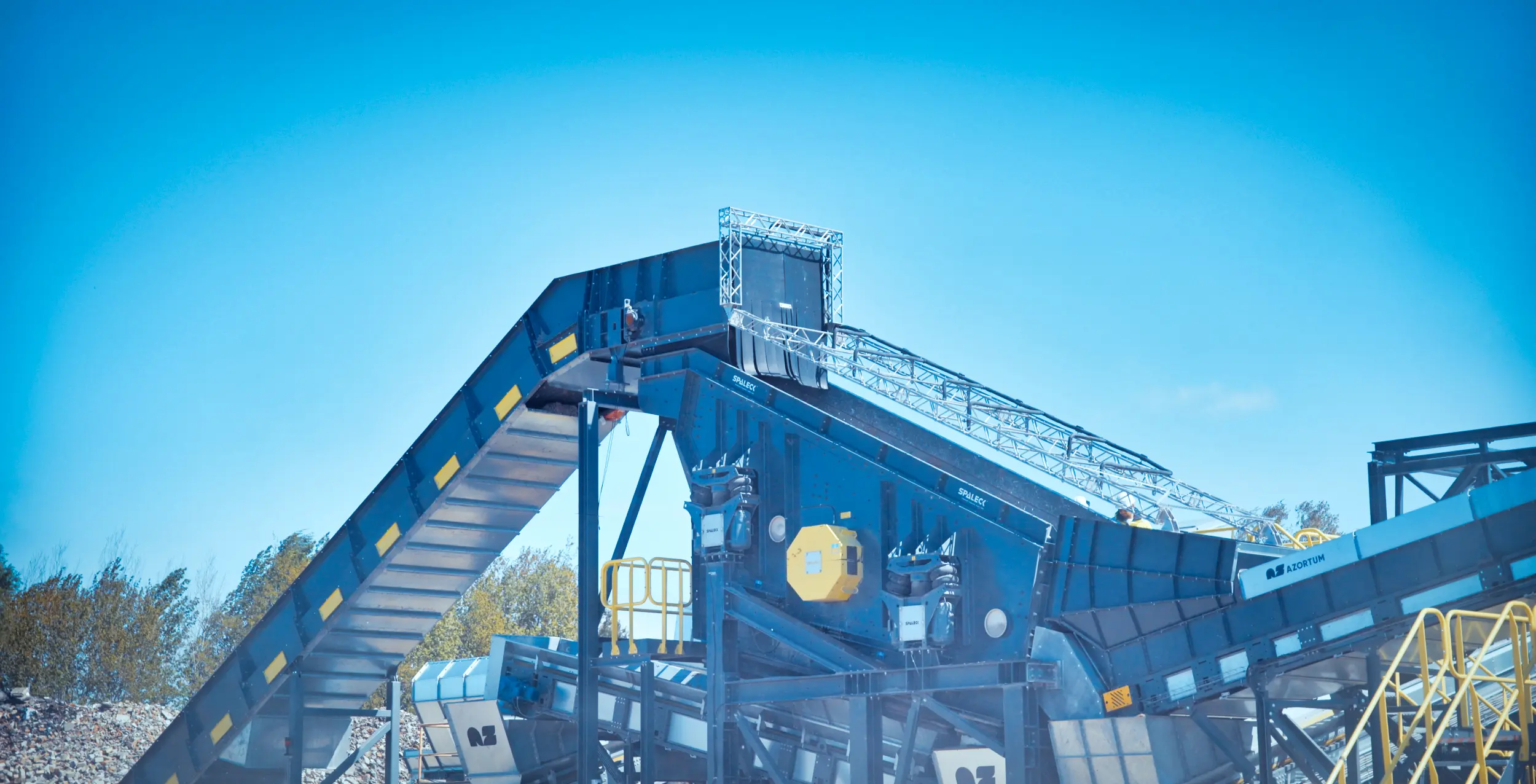Zeefmachine voor de recycling van gemengd bouwafval