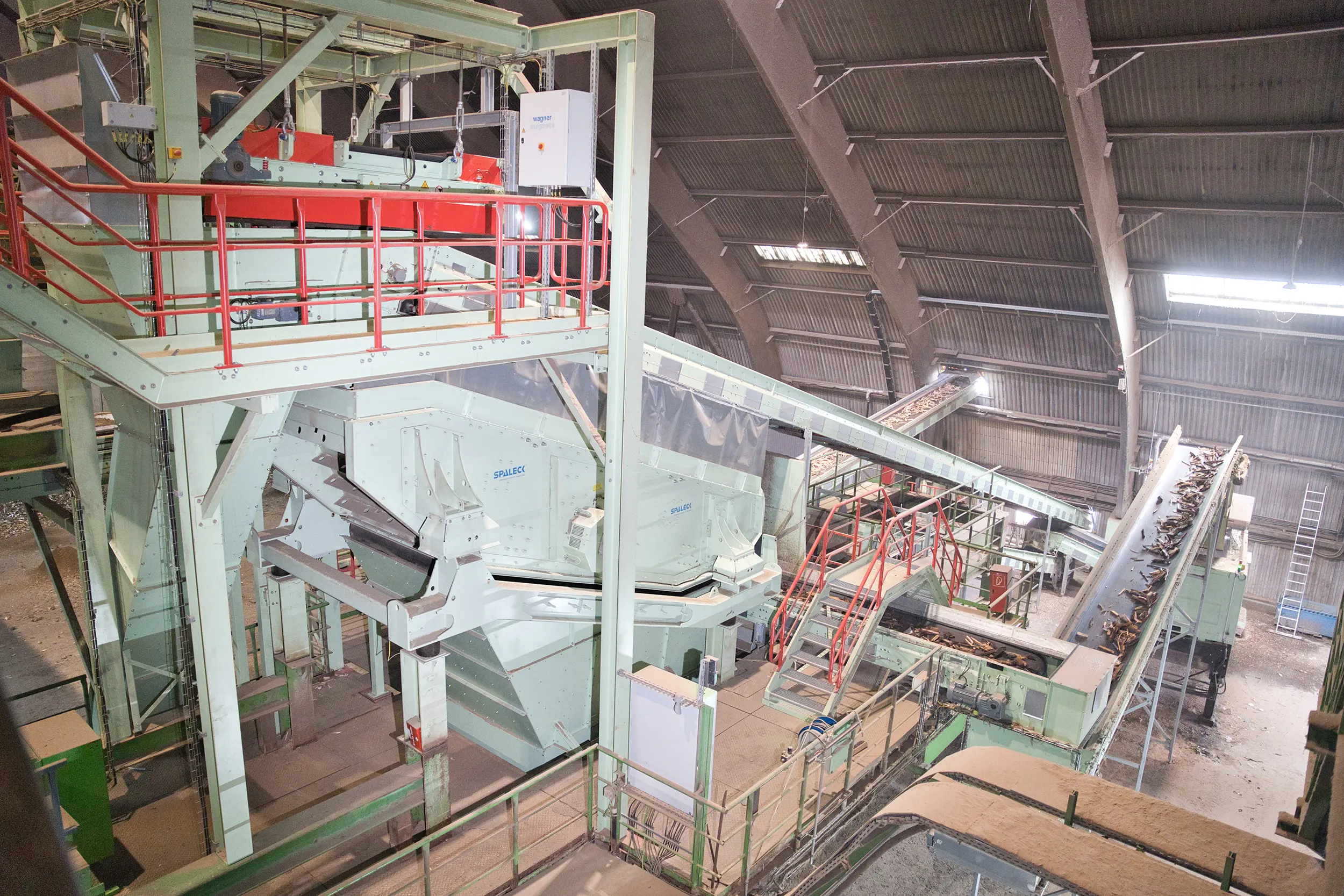 Zeefmachine voor de verwerking van afvalhout