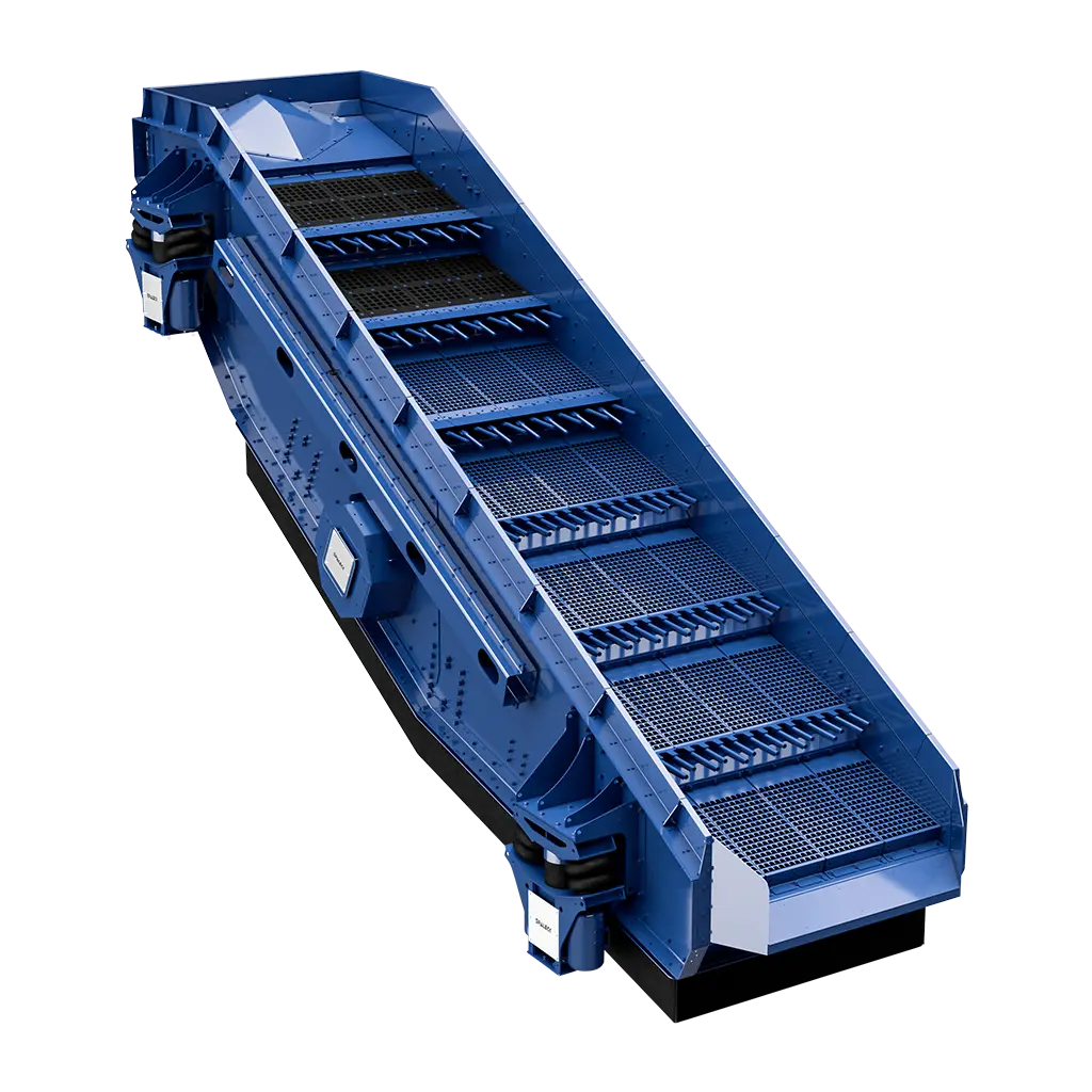 SPALECK-recyclingzeef met het ModularDESIGN+-concept voor een optimale aanpassing aan het betreffende recyclingmateriaal