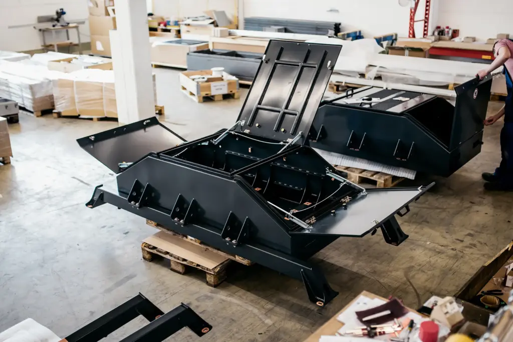 Subassemblage vervaardigd volgens CL1 van DIN EN 15085-2, in dit geval inclusief de assemblagenservice van SPALECK