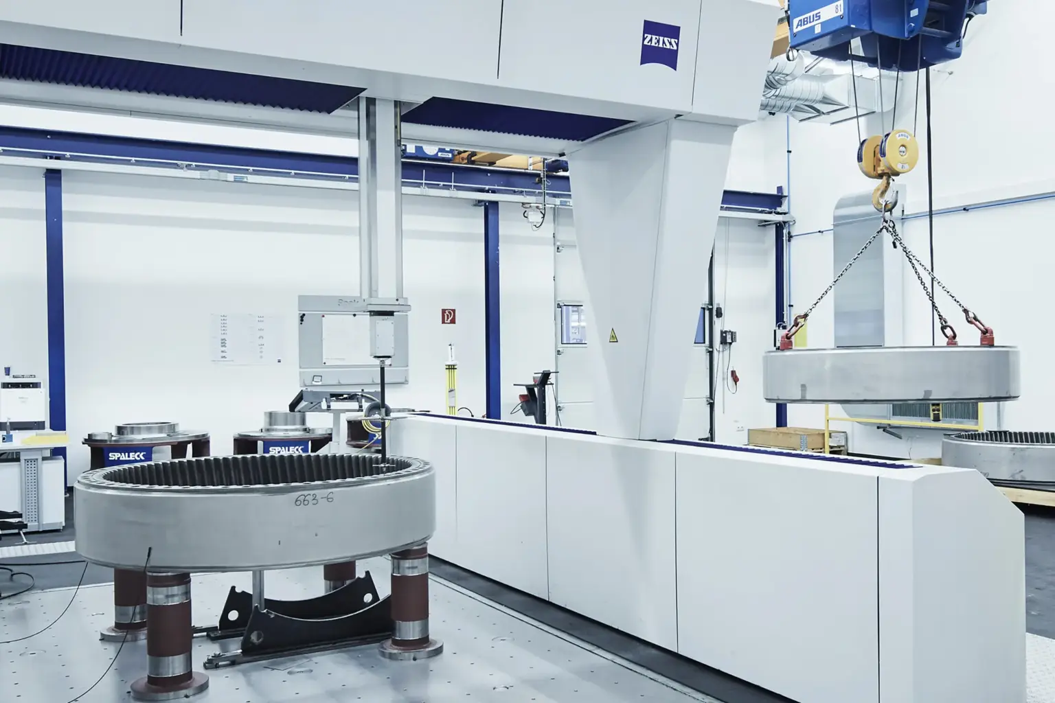 Zeiss 3D-meetmachine in de meetruimte van SPALECK