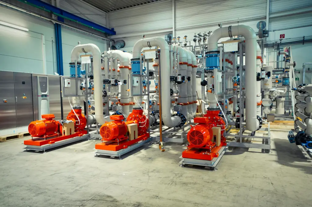 Afvalwaterzuiveringsinstallatie voor de industriële afvalwaterzuivering van de fabrikant SPALECK Wassertechnik