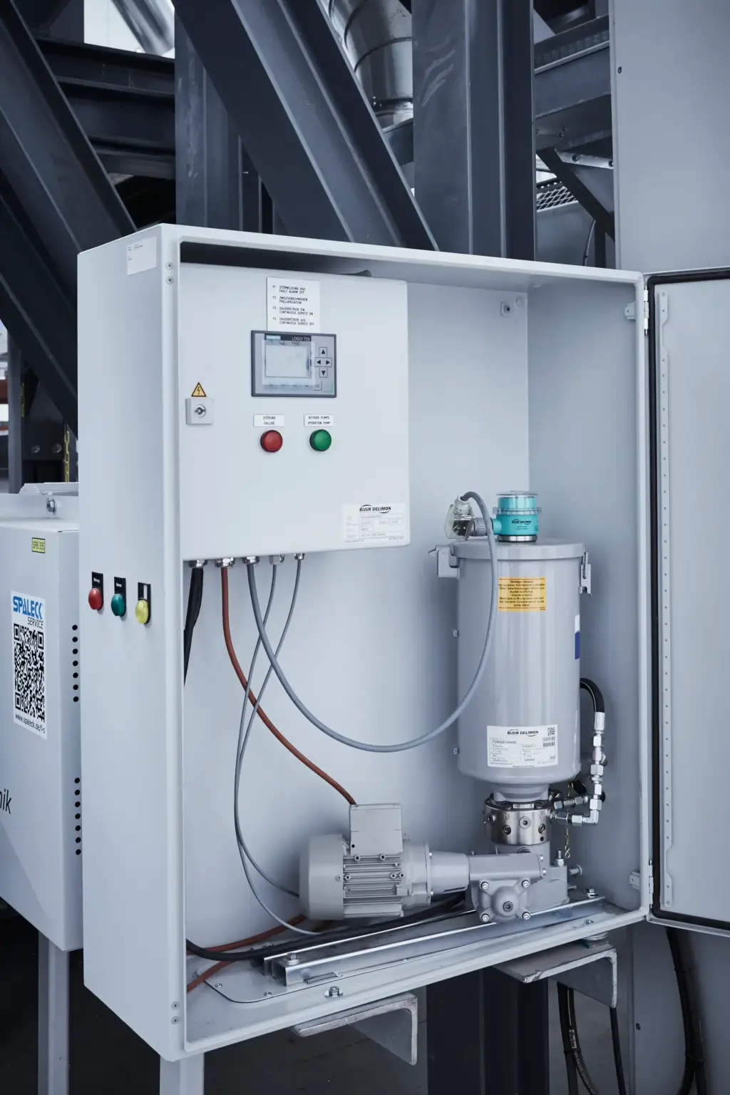 Besturingseenheid van de SPALECK-centraalsmeereenheid LubricationCONTROL