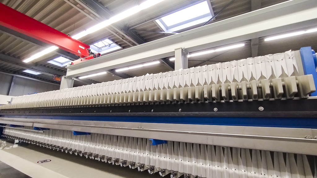 Membraanfilterpers in de industriële waterzuivering