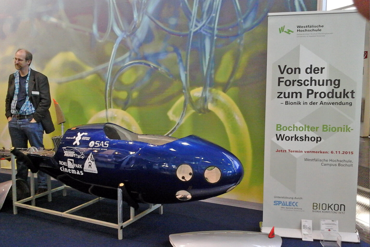 Foto van de Bionik-workshop in Bocholt, met dank aan de Otto Spaleck Stichting